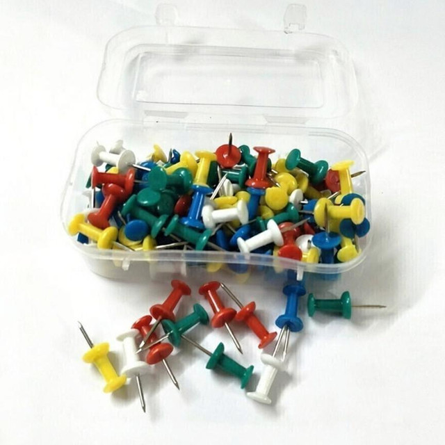 Navarang PLASTIC, Metal Pins(Set Of 1, Multicolor)