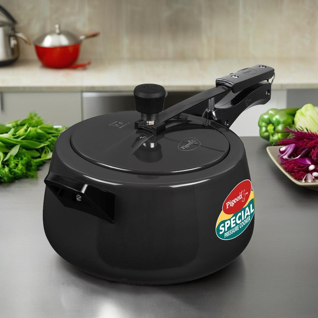 Pigeon Special Cook Plus 5 L Inner Lid Induction Bottom Pressure Cooker(Hard&hellip;