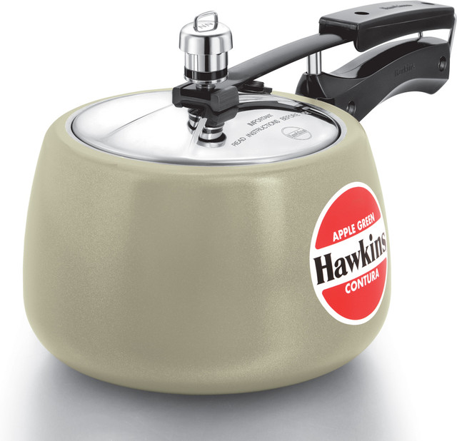 Hawkins Apple Green Ceramic Coated Contura (CAG30) 3 L Inner Lid Pressure&hellip;