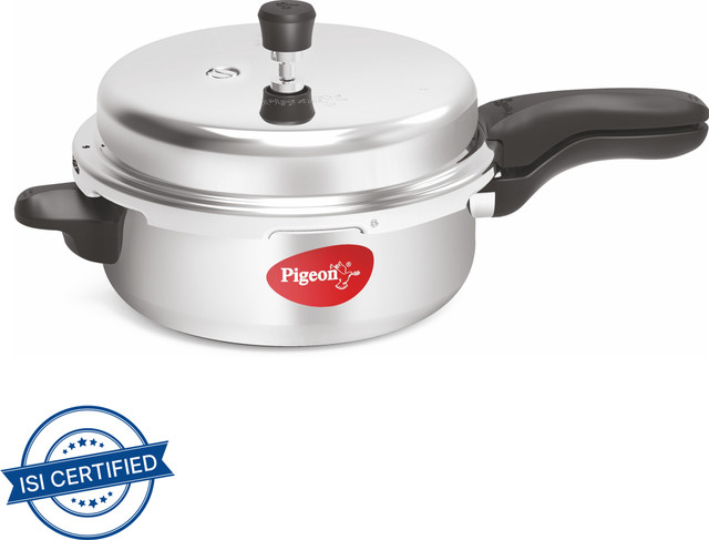 Pigeon Deluxe 6 L Outer Lid Pressure Cooker(Aluminium)