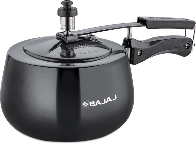 BAJAJ New Shakti 2 L Inner Lid Induction Bottom Pressure Cooker(Hard Anodized)