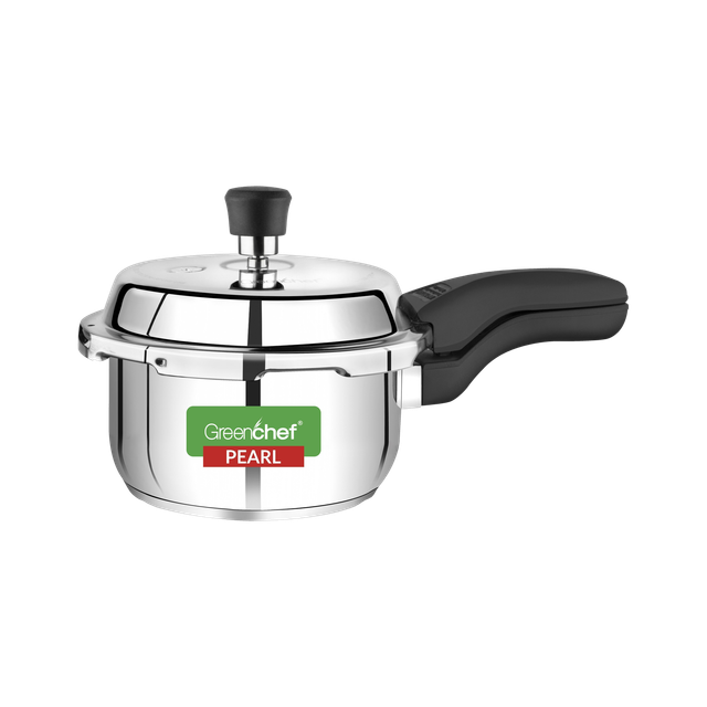Greenchef Pearl 2 L Outer Lid Induction Bottom Pressure Cooker(Stainless Steel)