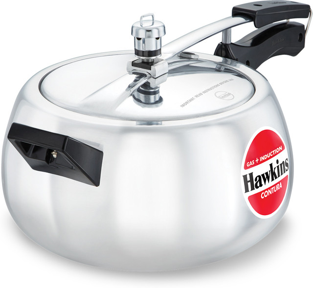 Hawkins Contura Pressure Cooker (IHC50) 5 L Inner Lid Induction Bottom Pressure&hellip;