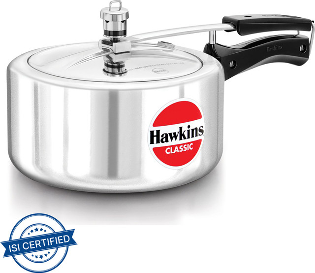 Hawkins Classic (CL35) 3.5 L Inner Lid Pressure Cooker(Aluminium)