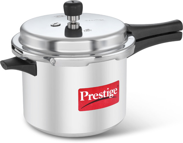 Prestige Popular Plus 5 L Outer Lid Induction Bottom Pressure Cooker(Aluminium)
