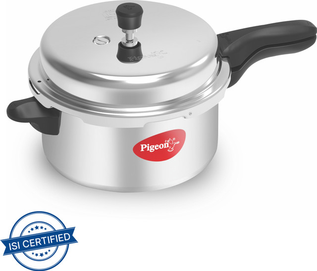 Pigeon Deluxe 7.5 L Outer Lid Pressure Cooker(Aluminium)