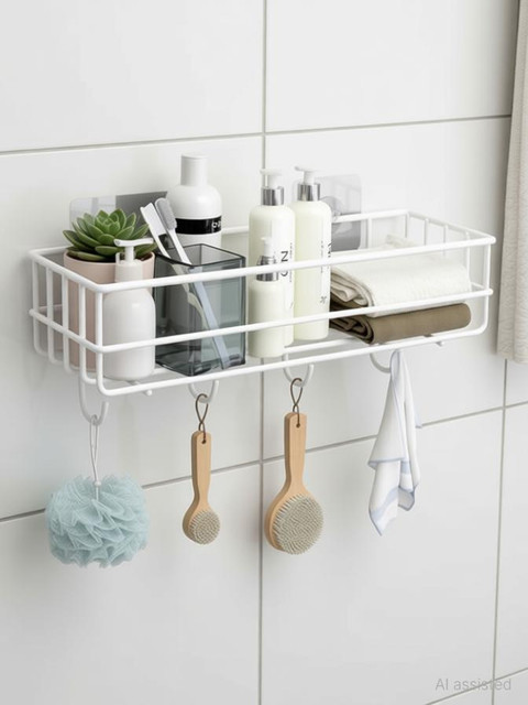 DXDT Wall Mounted (Pack of 1) bathroom Shelf/Rack/Storage Organizer for bathroom Stainless&hellip;