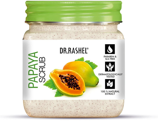 DR.RASHEL Papaya Scrub For Face & Body with Papain Enzyme | Gentle&hellip;