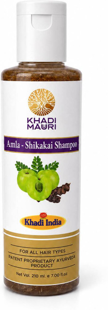Khadi Mauri Herbal Amla Shikakai Shampoo - Strengthens Roots & Hair Follicles,&hellip;