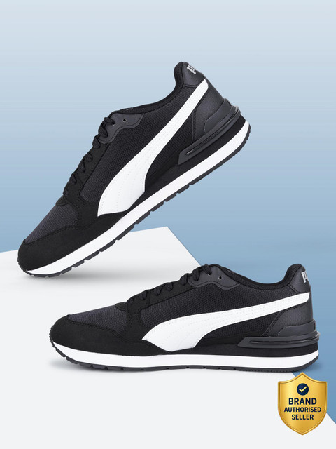 PUMA ST Runner v4 Mesh Sneakers For Men(Black , 10)