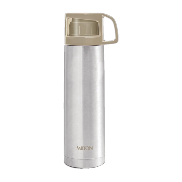 MILTON Glassy 1000 ml Stainless Steel Flask(Pack of 1, Silver)