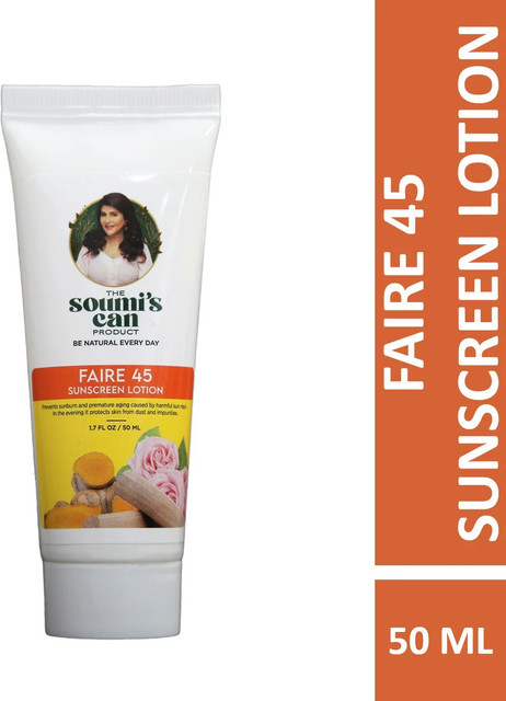 The Soumi's Can Product Sunscreen Faire 45 Sunscreen Lotion(50 ml)