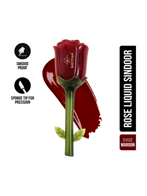 Shryoan Authentic Rose Liquid Sindoor | Smudge-free Elegant Finish & long Lasting&hellip;