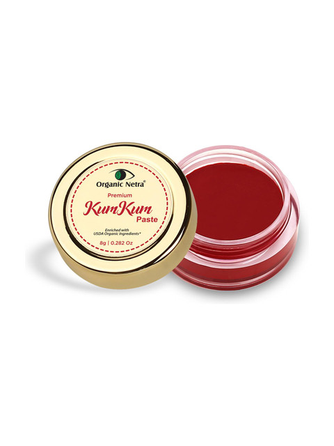 Organic Netra Sindoor/Kumkum Paste - Waterproof Deep Red Colour -8 Gm Sindoor,&hellip;