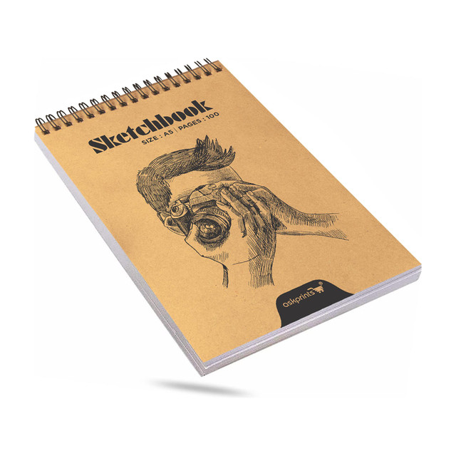 Askprints A5 Craft Cover Sketchbook | Sketchpad for Artists | Sketching and&hellip;