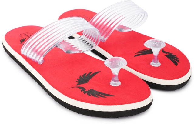 LITE HAWKS Men Stylish Ortho |Lightweight|Breathable|Anti-Slip|Pain Relief|Flip Flop for Boys Slippers(Red ,&hellip;