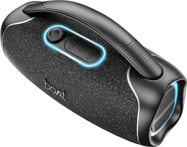 boAt Stone 1800 Plus,5H Battery,Bass Boost,TWS Mode,VoiceAssistant,With Mic,IPX5 120 W Bluetooth Speaker(Knight&hellip;