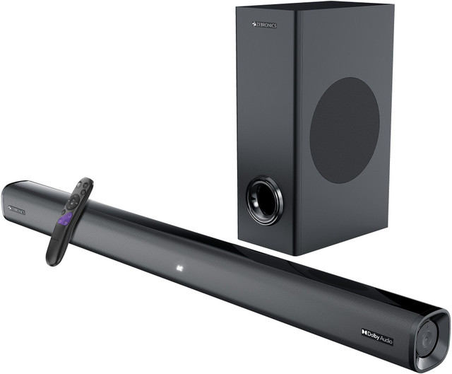ZEBRONICS Juke Bar 6500 (ZEB-SBSPK C10), Dolby Audio 200 W Bluetooth Soundbar(Black,&hellip;