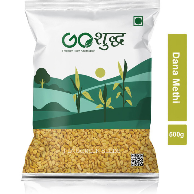 Goshudh Premium Quality Dana Methi (Fenugreek Seeds)-500gm (Pack Of 1)(500 g)