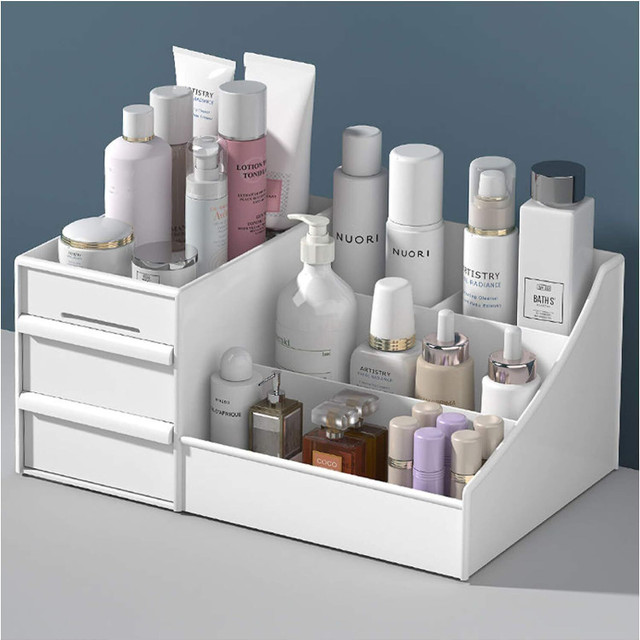Metrolife Makeup Desk Cosmetic Box Organizer with Drawers for Dressing Table Storage&hellip;