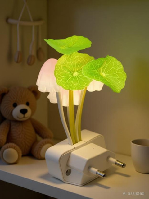 IMPORTIKAH Mushroom light automatic sensor For Bedroom Night Lamp(2 cm, White)