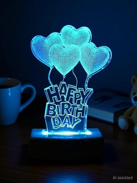 Patel Sell 3D Illusion LED Light Night Lights for 7 LED Colors&hellip;