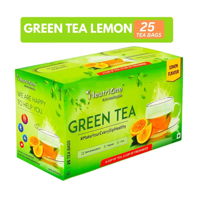 NeutriOne Green Tea Lemon for Weight Loss & Boost Immunity| Vitamin C|Authentic&hellip;