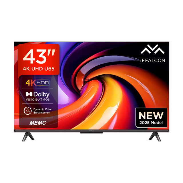 iFFALCON U65 108 cm (43 inch) Ultra HD (4K) LED Smart Google&hellip;