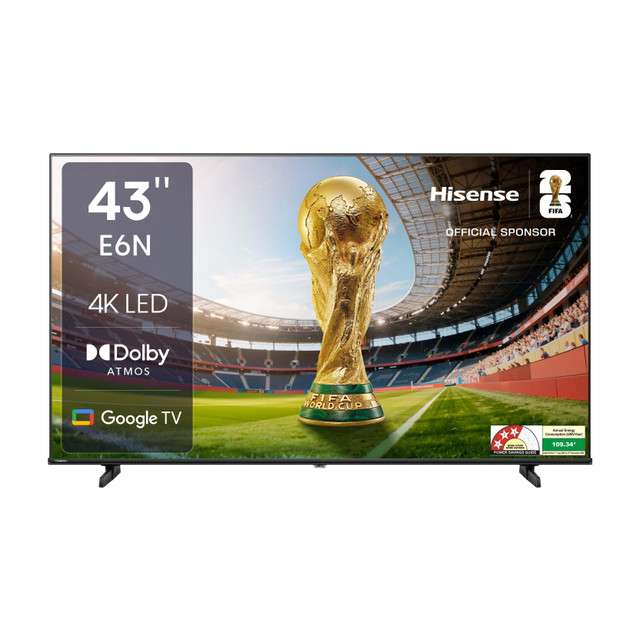 Hisense E6N 108 cm (43 inch) Ultra HD (4K) LED Smart Google&hellip;