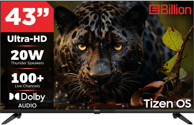 Billion 109 cm (43 inch) Ultra HD (4K) LED Smart Tizen TV&hellip;