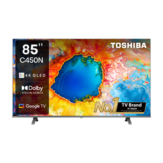 TOSHIBA C450NP 215 cm (85 inch) QLED Ultra HD (4K) Smart Google&hellip;