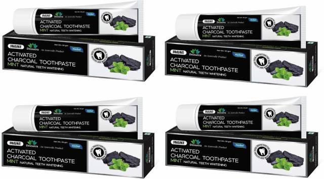 Jagat Devsutra Dr. Trusted Ayurvedic HERBAL Activated Charcoal Toothpaste for Teeth Whitening&hellip;
