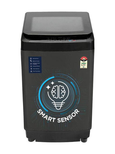 MOTOROLA 7 kg Fully Automatic Top Load Washing Machine Grey(MTTL705NNNEB)