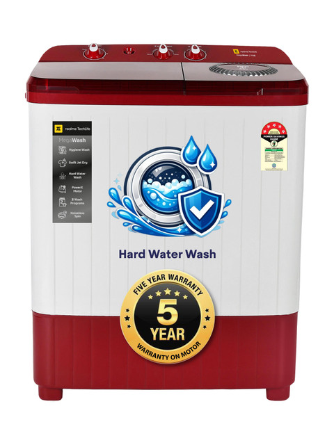 realme TechLife 7 kg with Hard Water Wash Protection and Swift Jet&hellip;