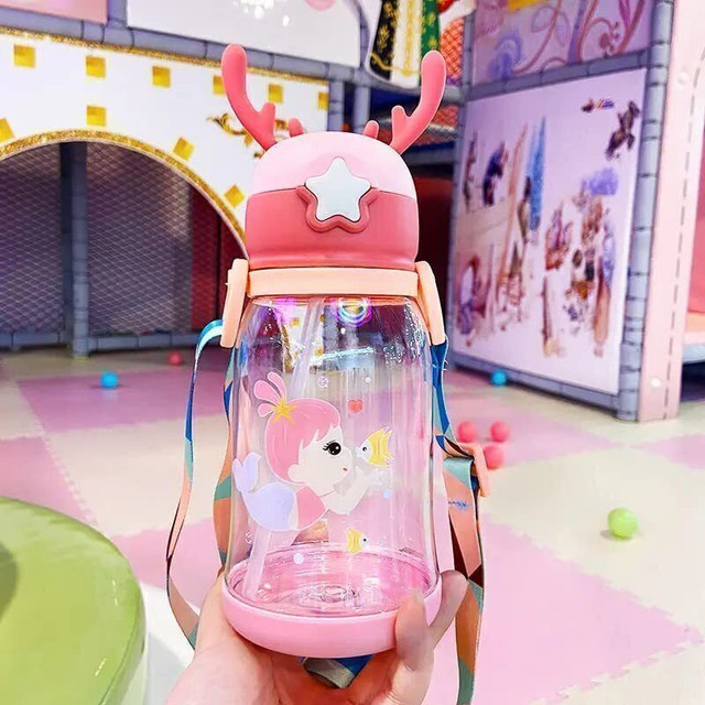 ARNAH TREASURE Rabbit Kids Water Bottle 600 ml Water Bottle(Set of 1,&hellip;