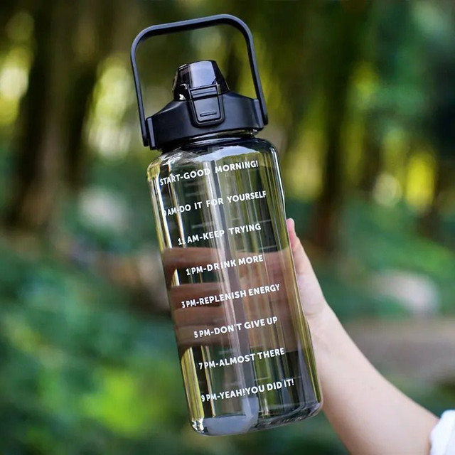 Flipkart SmartBuy Motivational Travel Plastic Water Bottle 2000 ml Plastic Bottle(Pack of&hellip;