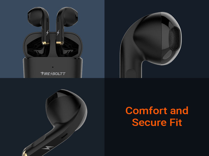 FireBoltt Fire Pods Ninja G201 Earbuds TWS IWP HD Calls, Quick Charge