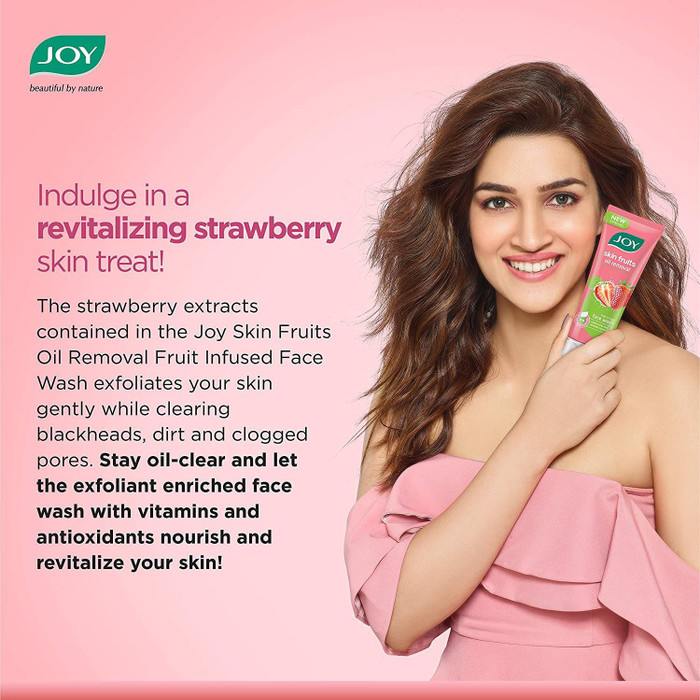 Joy Skin Fruits Oil Removal Strawberry Face Wash Price in India, Buy Joy Skin Fruits Oil