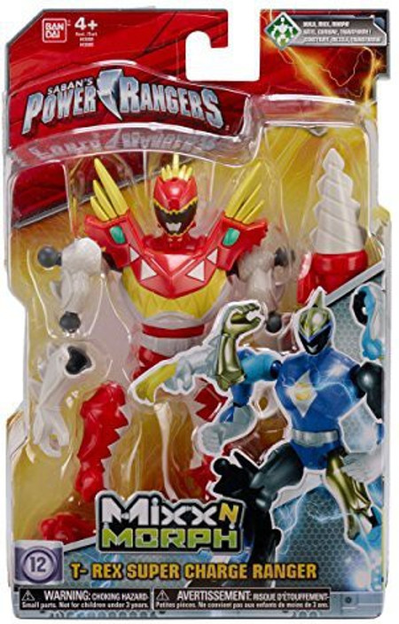 POWER RANGERS Dino Charge-Mixx N Morph Dino Charge RED RANGER Action Figure