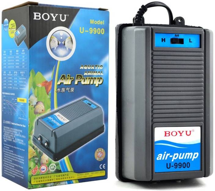Boyu Aquatic Animal Air Pump U9900 Low Power Consumption Air