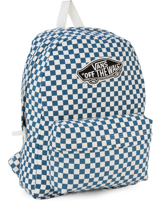 blue checkered vans backpack