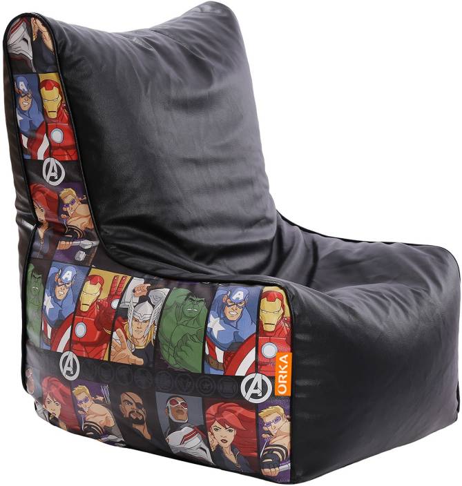Orka Xl Avengers Character Digital Printed Bean Bag Chair With