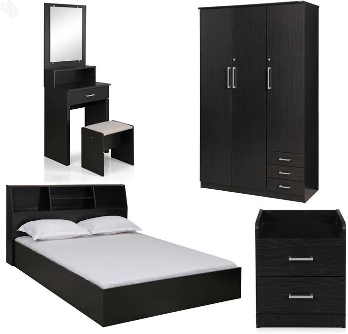 Royaloak Engineered Wood Bed Side Table Wardrobe Dressing