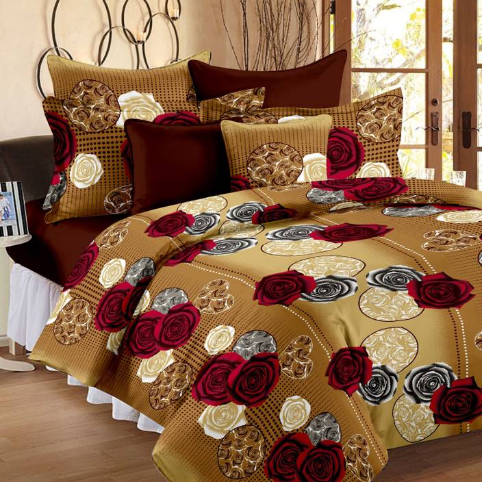 StoryHome 104 TC Cotton Double Floral Bedsheet Buy StoryHome 104 TC