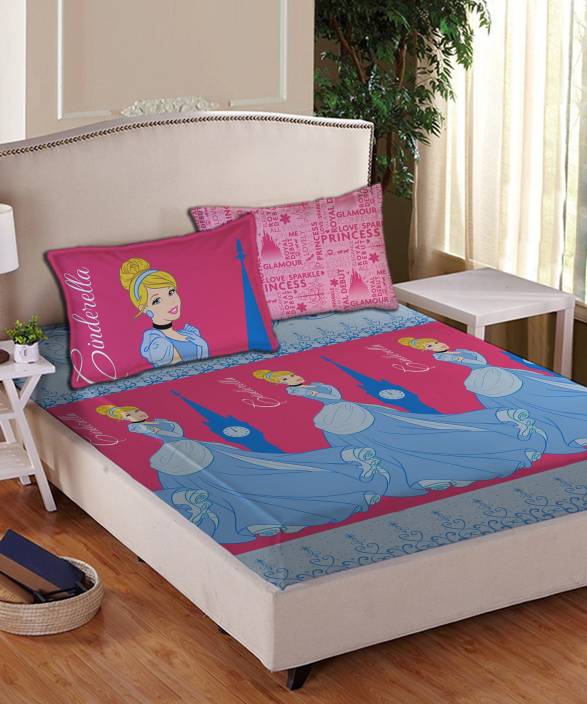 Disney 144 Tc Cotton Double Cartoon Bedsheet Buy Disney 144 Tc