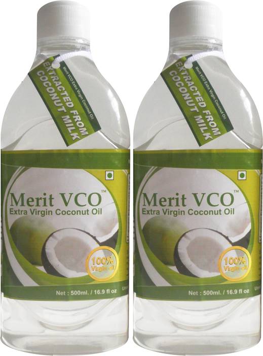 Merit VCO Extra Virgin Coconut Oil Pack of 2 Price in