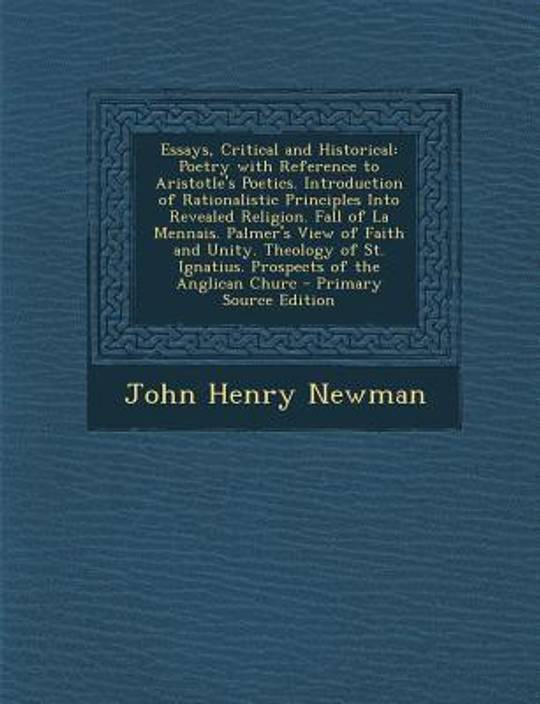 critical essays on john henry newman critical essays on john henry newman