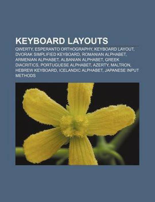 Keyboard layouts QWERTY, Esperanto orthography, Keyboard layout