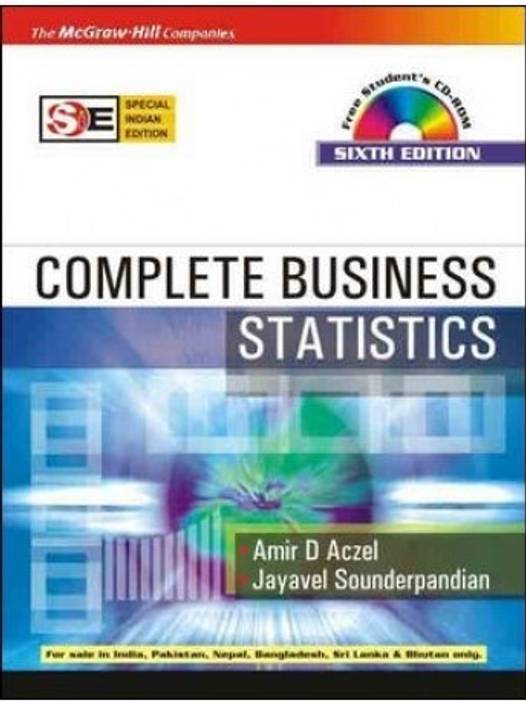 Complete Business Statistics (With Student CDROM) 6th Edition Buy