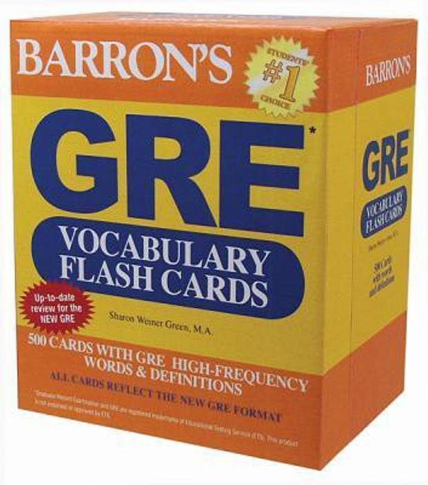 Barron S Gre Vocabulary Flash Cards Buy Barron S Gre